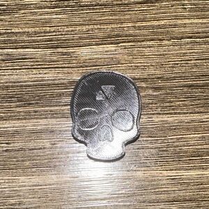 Uni-sex Black Skull earring with skull Accessory box